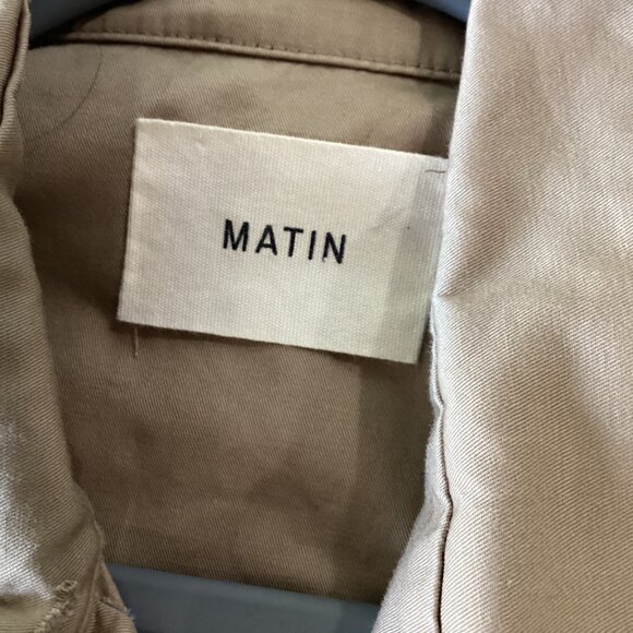 MATIN Women’s Khaki Cargo Utility JACKET Size 8 MADE In AUSTRALIA Preowned - Picture 4 of 13